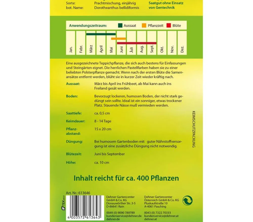 Dehner Blumensamen > Samen Mittagsblume 'Prachtmischung'