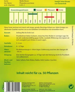 Dehner Samen Prunk-/Feuerbohne 'Weiße Riesen' Online