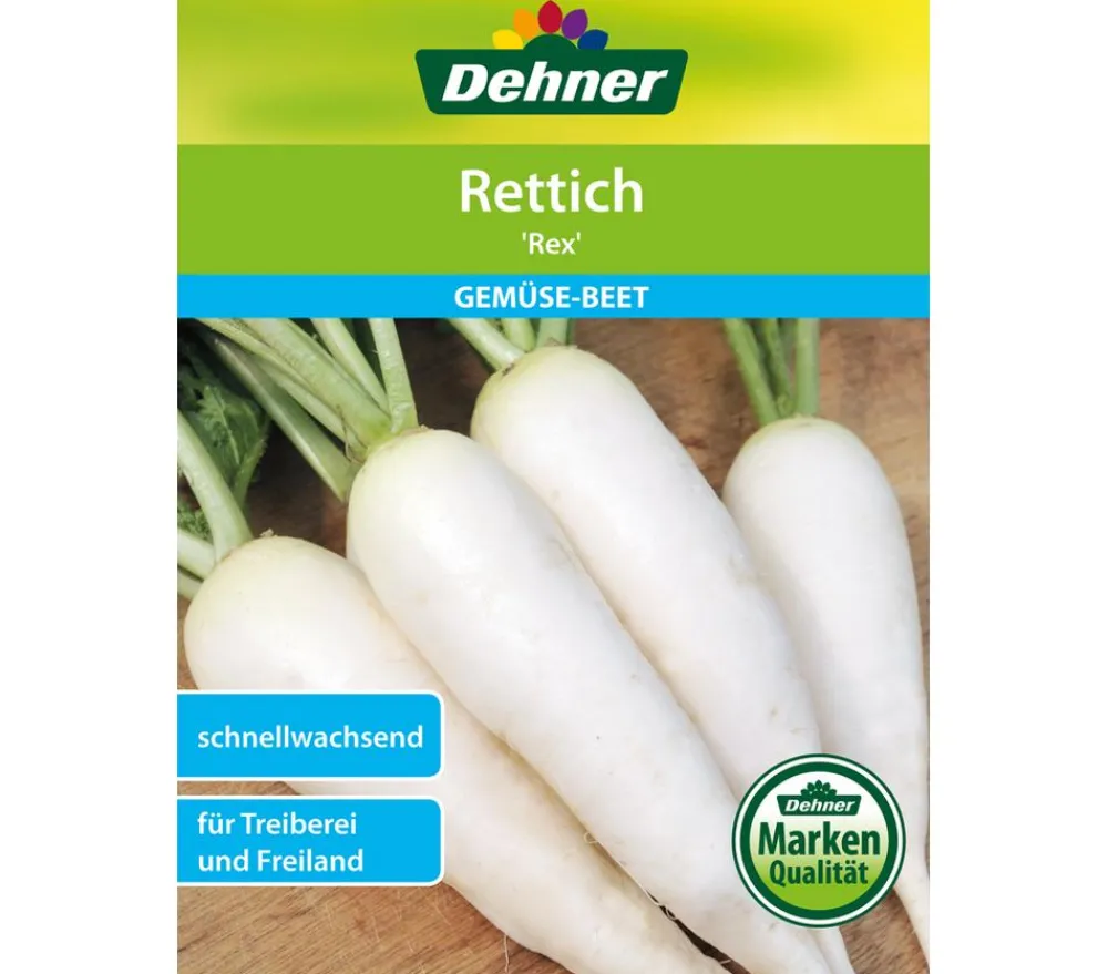 Dehner Gemüsesamen - Samen Rettich 'Rex'