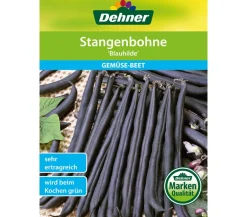 Dehner Gemüsesamen - Samen Stangenbohne 'Blauhilde'