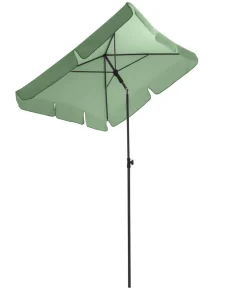 Dehner Schirm Jupiter, rechteckig, ca. B180/T120 cm Hellgrün Outlet