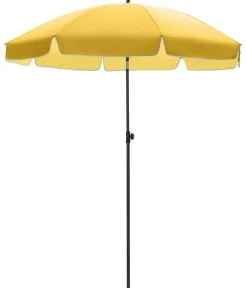 Dehner Schirm Jupiter, rund, ca. Ø180 cm Gelb Sale
