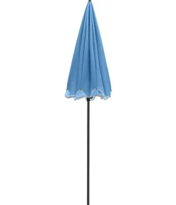 Dehner Sonnenschirme - Schirm Jupiter, rund, ca. Ø180 cm Hellblau