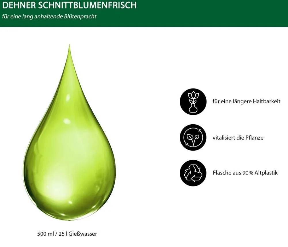 Dehner Schnittblumen-Frisch, flüssig, 500 ml Best