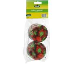 Dehner Schraubdeckel Erdbeeren für Einmachgläser, Ø66 mm, 10er-Set Rot Outlet
