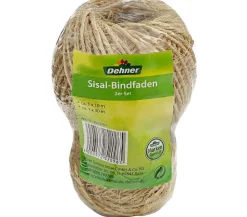 Dehner Rankhilfen Bindematerial - Sisal-Bindfaden, 2er Set Braun