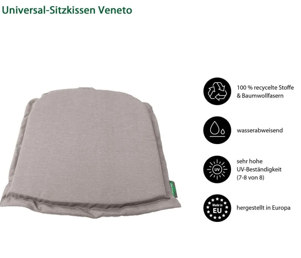 Dehner Sitzkissen|Sitzauflagen > Sitzkissen Veneto, ca. B47/H4/T48 cm