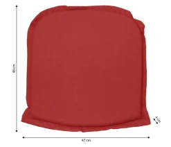Dehner Sitzkissen Veneto, ca. B47/H4/T48 cm Rot Sale