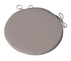 Dehner Sitzkissen Veneto, Ø40/H4 cm Taupe Best