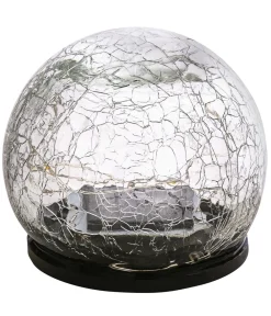 Dehner Solar-Bodenleuchte Crackle Sale