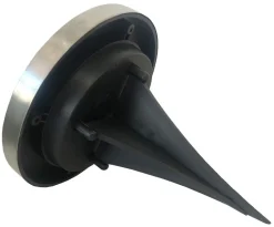 Dehner Solarleuchten > Solar-Bodenleuchte Skiva, ca. Ø12/H13 cm