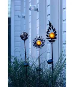 Dehner Solar-Dekostab Arian, ca. H130 cm, metallic-/ Best