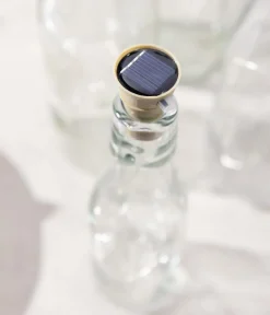 Dehner Solar-Flaschenbeleuchtung, 4 Stück New