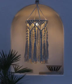 Dehner Solarleuchten|Laternen & Dekoleuchten - Solar-Hängelampe Amara, ca. Ø26/H70 cm