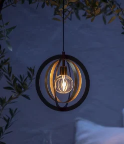 Dehner Solarleuchten > Solar-Hängelampe Enna, ca. Ø23/H73 cm