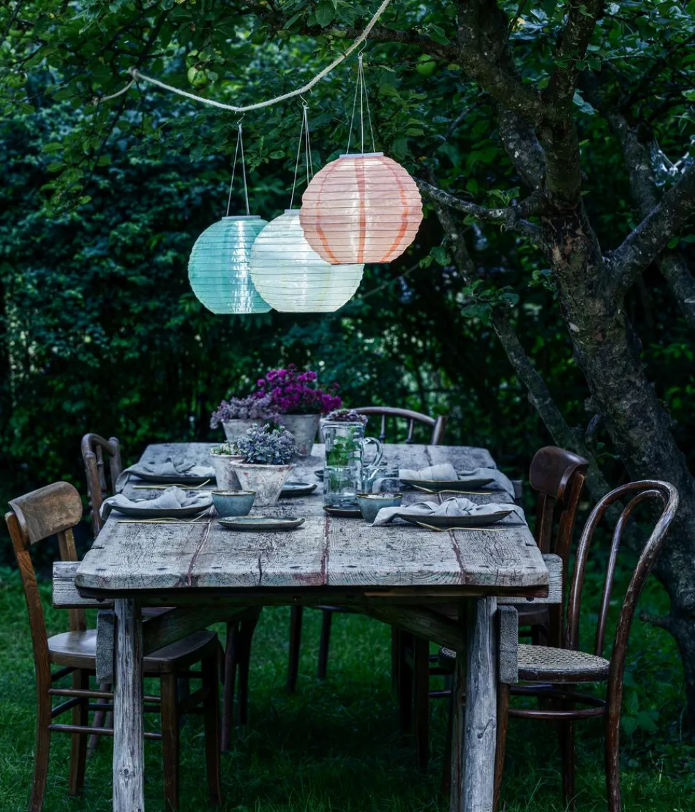 Dehner Solarleuchten > Solar-Lampion, ca. Ø28 cm