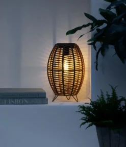 Dehner Solarleuchten|Laternen & Dekoleuchten > Solar-Laterne Mila, ca. Ø17,5/H26,5 cm