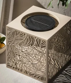 Dehner Solarleuchten - Solar-Laterne Olea, ca. B20/H20/T20 cm