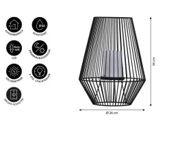 Dehner Solar-Laterne Vilaflor Sale