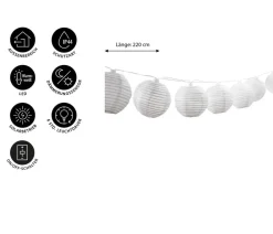Dehner Solar-Lichterkette Lampion Discount