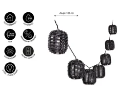 Dehner Solar-Lichterkette Lira, ca. L180 cm Online