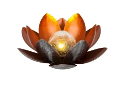 Dehner Solarleuchten|Dekoartikel > Solar-Lotus, ca. Ø27/H12 cm