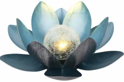 Dehner Solarleuchten|Dekoartikel - Solar-Lotus, ca. Ø27/H12 cm
