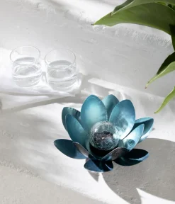 Dehner Solarleuchten|Dekoartikel - Solar-Lotus, ca. Ø27/H12 cm