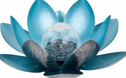 Dehner Solarleuchten|Dekoartikel - Solar-Lotus, ca. Ø27/H12 cm