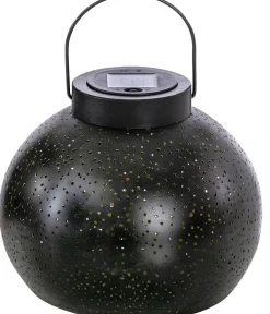Dehner Solarleuchten > Solar Metallkugel Sparkling, ca. B25/H22,5/T25 cm