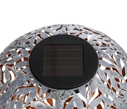 Dehner Solarleuchten > Solarstab-Kugelleuchte Lugano, ca. Ø18/H125 cm