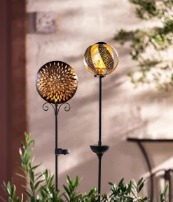 Dehner Solarleuchten > Solar-Stableuchte Vivace, ca. Ø15/H100 cm