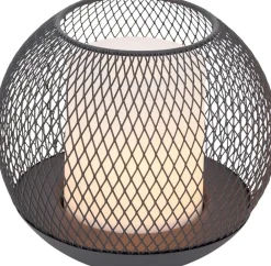 Dehner Solarleuchten|Wandleuchten & Standleuchten - Solar-Tischkugel, ca. Ø15/H12,5 cm