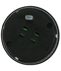 Dehner Solarleuchten - Solar-Tischleuchte, gerillt, ca. Ø6,1/H8,8 cm