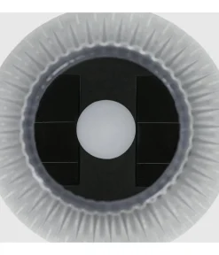 Dehner Solarleuchten - Solar-Tischleuchte, gerillt, ca. Ø6,1/H8,8 cm