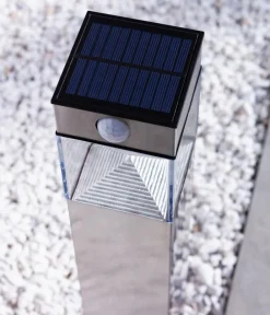 Dehner Wegeleuchte & Sockelleuchte|Solarleuchten > Solar-Wegleuchte Goran, ca. B8/H50/T8 cm