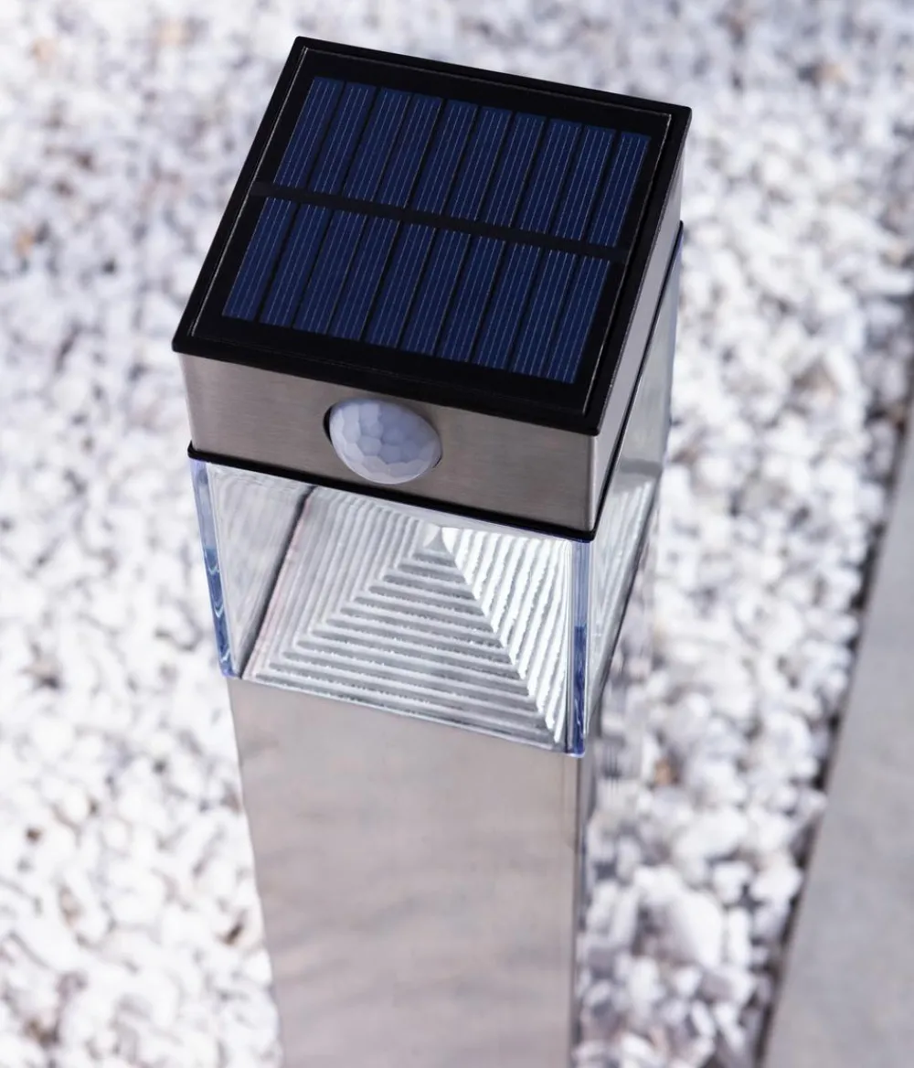 Dehner Wegeleuchte & Sockelleuchte|Solarleuchten > Solar-Wegleuchte Goran, ca. B8/H50/T8 cm