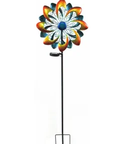 Dehner Solarleuchten - Solar-Windrad Molino, ca. Ø35/H128 cm