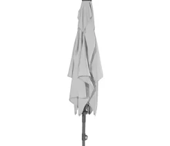 Dehner Sonnenschirm Andros, rechteckig, ca. B210/T150 cm Hellgrau Best