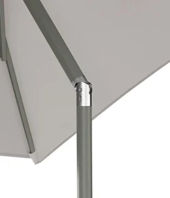 Dehner Sonnenschirme - Sonnenschirm Andros, rechteckig, ca. B210/T150 cm Taupe