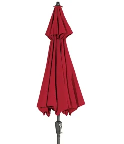 Dehner Sonnenschirm Paros, rund, ca. Ø250 cm Dunkelrot Outlet