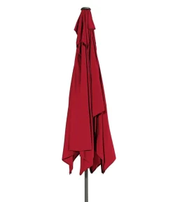 Dehner Sonnenschirme - Sonnenschirm Samos, rechteckig, ca. B300/T200 cm Dunkelrot