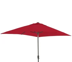 Dehner Sonnenschirme - Sonnenschirm Samos, rechteckig, ca. B300/T200 cm Dunkelrot
