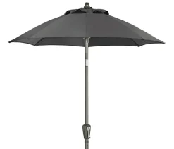 Dehner Sonnenschirm Vido, rund, ca. Ø150 cm Dunkelgrau Discount