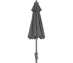 Dehner Sonnenschirm Vido, rund, ca. Ø150 cm Dunkelgrau Discount