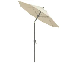 Dehner Balkonmöbel Aluminium|Sonnenschirme - Sonnenschirm Vido, rund, ca. Ø150 cm Creme
