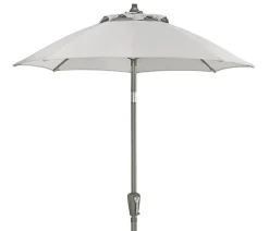 Dehner Balkonmöbel Aluminium|Sonnenschirme - Sonnenschirm Vido, rund, ca. Ø150 cm Hellgrau