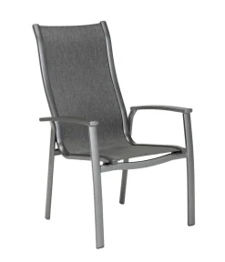 Dehner Stapelstühle|Garten- & Loungesessel - Stapelstuhl Chicago Dark Dunkelgrau