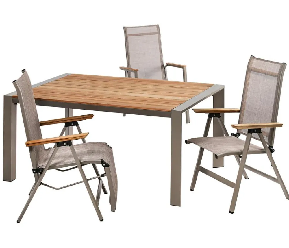 Dehner Stapelstühle|Gartenstühle Aluminium > Stapelstuhl Cleveland,