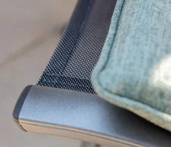 Dehner Stapelstühle|Gartenstühle Aluminium - Stapelstuhl Hochlehner Chicago Grau